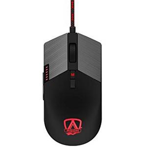 AOC Agon by AOC AGM700 Mouse da gioco - 16.000 DPI - Interruttori Omron - Effetti RGB - DPI regolabili - Peso regolabile