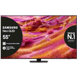 Samsung Smart TV 55'' QE55QN94FATXZT Neo QLED 4K Mini LED, NQ4 AI Gen3 Processor, 4K AI Upscaling Pro, Glare Free, Motion Xcelerator 165Hz, Dolby Atmos & OTS+, NeoSlim Design, 2025