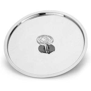 AGNELLI Coperchio Aluinox 3ply D 28 Cm Acciaio Inox con Pomolo