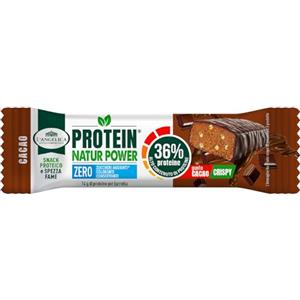 L'Angelica Barrette Proteiche Gusto Cacao, Barrette Proteiche Senza Zucchero e Senza Glutine, Snack Proteici Senza Conservanti e Coloranti, 24 Confezioni da 40 gr