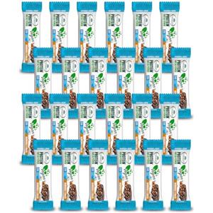 L'Angelica Natur Power, Barrette Proteiche Vegane Gusto Mandorle e Cocco, Senza Glutine e Zuccheri Aggiunti, Snack Proteici Senza Conservanti e Coloranti, 24 Confezioni da 45 gr