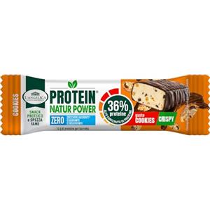 L'Angelica Barrette Proteiche Gusto Cookies, Barrette Proteiche Senza Zucchero e Senza Glutine, Snack Proteici Senza Conservanti e Coloranti, 24 Confezioni da 40 gr