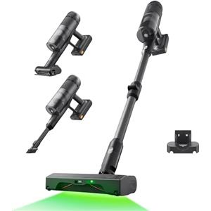 roborock H60 Ultra Aspirapolvere Senza Fili, 210AW scopa elettrica，90 min Autonomia，Tubo Flessibile 90°, Luce rilevamento polvere verde, Spazzola Anti-Grovigli per Tappeti, Moquette e Peli di Animali