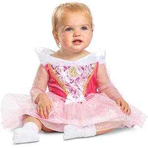CARTOON Costume Aurora Principessa Disney Baby Stile FIaba con Vestito Elegante Travestimento Carnevale Feste a Tema Servizi Fotografici e Cosplay Abito da Favola con Dettagli Brillanti