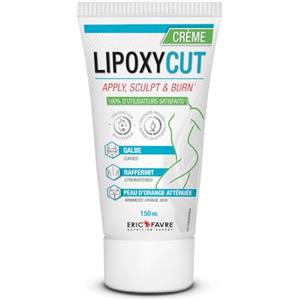 Eric Favre Crema Snellente Lipoxycut 150 ml - Crema Corpo Anticellulite, Rassodante e Tonificante - Cosce, Braccia, Pancia, Fianchi - Crema per Donna & Uomo Laboratorio Francese