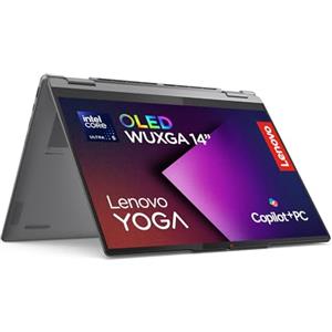 Lenovo Yoga 7 (2 in 1) Notebook Copilot+ PC Convertibile Touch 14" OLED WUXGA (1920x1200), Intel Core Ultra 5 226V, RAM 16 GB, 512 GB SSD, 60 Hz, Windows 11 Home, WiFi 7 - Luna Grey