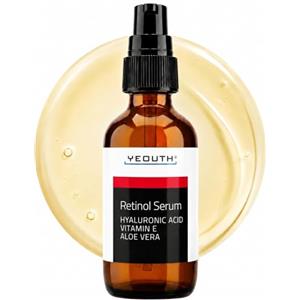 YEOUTH Retinolo Viso Siero con Acido Ialuronico e Vitamina E, Idratante Siero Viso Retinolo Notte, Skincare Adatto a Tutti i Tipi di Pelle 29 ml