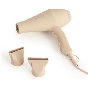 CREATE/HAIR STYLER/Asciugacapelli Sabbia/Motore AC, veloce, 2 beccucci inclusi, 3 temperature, funzione aria fredda, 2 velocità dell'aria, 2100W