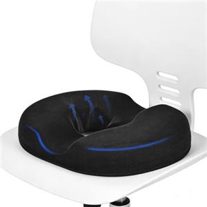 Homshsjhkis Cuscino Antidecubito, Cuscino Sedia Ufficio, Cuscino Ergonomico, Ciambella per Sedersi - Sollievo per Coccige, Emorroidi, Sciatica, Gravidanza - Memory Foam per Ufficio Casa Auto Sedia