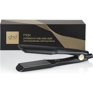 ghd Max, Piastra a Lamelle Larghe 42 mm per Capelli Ricci, Spessi o Lunghi, Rivestimento in Ceramica Ultra Gloss per Maggiore Lucentezza, Effetto Anti Crespo, Cavo Girevole 2.7 m