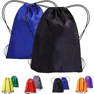 WESTWOOD FOX Borsa da palestra con coulisse, sacca da palestra, zaino in polietilene per donne e uomini, borsa da nuoto, viaggi, spiaggia, scuola, vacanze, adatta per sport, bambini, ragazzi e ragazze