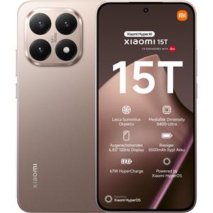 Xiaomi 15T (256 GB, Oro rosa, 6.83