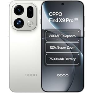OPPO Find X9 Pro (512 GB, Silk White, 6.78