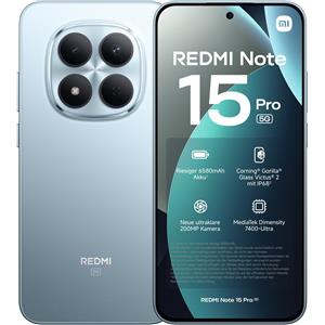Xiaomi Redmi Note 15 Pro 5G (256 GB, Blu ghiaccio, 6.83