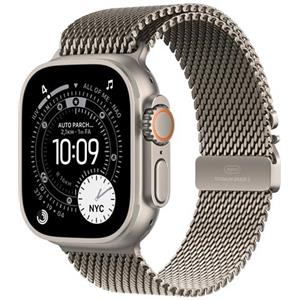 Apple - Watch Ultra 3 GPS + Cellular 49mm Cassa Titanio Naturale con Loop in maglia Milanese Titanio - Large - SPEDIZIONE GRATUITA