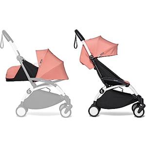 Babyzen Passeggino Completo BABYZEN YOYO2 - Include Kit per Neonati 0+ (Ginger), Telaio (Bianco) & Rivestimento colorato 6+ (Ginger) - Per Bambini fino a 22 kg