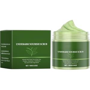 Soelegant Scrub ascellare alla menta piperita, deterge profondamente, esfolia, idrata ed elimina gli odori, lasciando la pelle liscia e soda, adatto per gambe, ginocchia, piedi, mani e tutto il corpo, 100 g