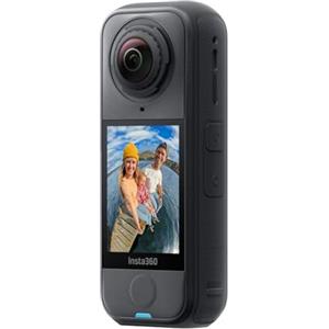 Insta360 X4 Air, Videocamera 8K 360 leggera, Selfie stick Invisibile, lenti sostituibili, cover antivento integrata, stabilizzazione FlowState, prima registri poi inquadri