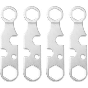 MOBUTOFU Utensile Multifunzione Rotante in Metallo per Riparazione e Regolazione Skateboard, 4 Strumenti Portatili per Attrezzi Skateboard Atmosfera Estiva