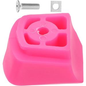 HAKIDZEL Freni per Pattini a Rotelle in Gomma e Acciaio Inossidabile Antiscivolo Facili da Installare per Sicurezza Inline e Roller Skates Rosa