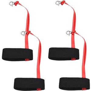 Generic Guanti da sci con cinghie elastiche, 4 lacci da polso, supporto per guanti anti-smarrimento, stile manette, attrezzatura sportiva all'aperto, accessori da neve per snowboard, sci