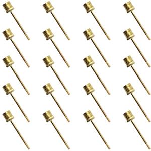 Bottone 20Pcs Valvole Aria Gonfiabile Adattatore Pompa Ago In Acciaio Inox Ago Gonfiabile per Calcio Pallacanestro Cal