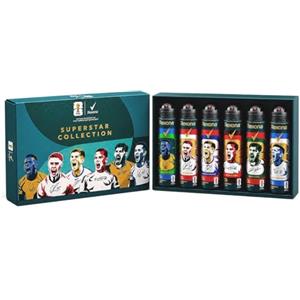 Rexona Cofanetto Regalo FIFA World Cup 2026TM Superstar Collection, Deodoranti Spray Uomo Antitraspiranti, 72H di Protezione Contro Sudore e Odori, Idea Regalo per Tifosi, Invisible Ice Fresh, 6x150ml