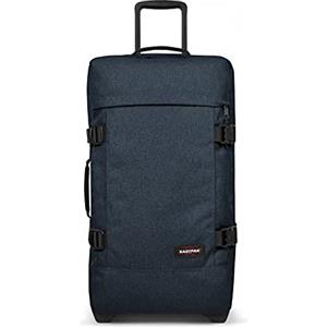Eastpak Tranverz M Valigia Media 78L (67 x 35,5 x 30 cm), Bagaglio a Ruote, Valigia Leggera e Resistente con Doppio Scomparto, Manico Telescopico e Serratura TSA - TRIPLE DENIM
