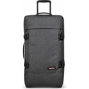 Eastpak Tranverz M Valigia Media 78L (67 x 35,5 x 30 cm), Bagaglio a Ruote, Valigia Leggera e Resistente con Doppio Scomparto, Manico Telescopico e Serratura TSA - BLACK DENIM