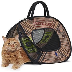 SPORT PET SportPet Designs - Trasportino per Gatti ad Apertura immediata, Modello Pattern