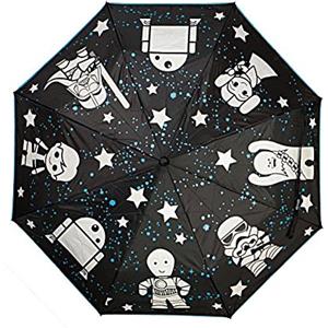 Bioworld Star Wars Rain Reactive Color Changing Umbrella Characters Ombrelli