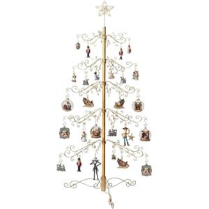 HOHIYA Albero di Natale Metallo Decorazioni Regalo 213 Centimetri Oro Ecologica