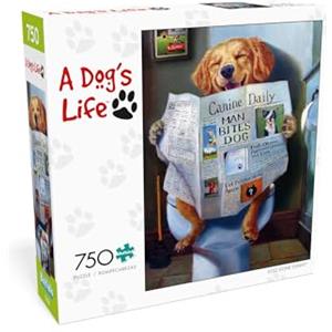 Buffalo Games - Dog Gone Funny - Puzzle da 750 pezzi, multicolore, 24 "L x 48" W