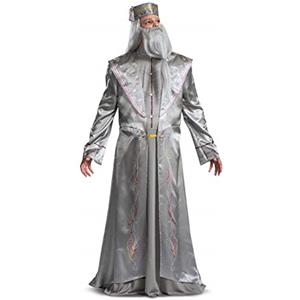 Disguise Harry Potter Silente Deluxe Costume per adulti, Argento, XX-Large (50-52) US