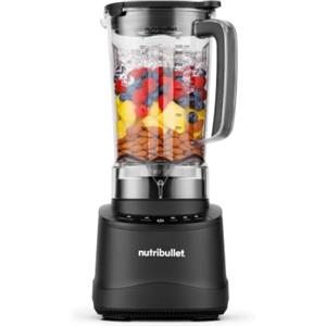 nutribullet Power Core - Frullatore Caraffa 1200W 3 Vel. + Pulse 2,1L Nero | Frullatore Elettrico, Programma Smoothie Automatico, Funzione Tritaghiaccio, Lame in Acciaio Inox, NBF430MB