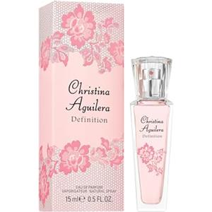Christina Aguilera Definition Fine Fragrance Mist, Profumo Spray per Donna, con Mandarino e Ambra, Note Floreali e Agrumate, Fragranza Rinfrescante, Profumo per Donna, 15 ml