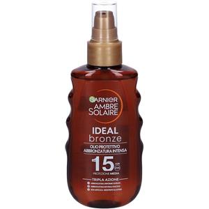 Garnier Ambre Solaire Ideal Bronze SPF15 Olio Protettivo Abbronzatura Intensa 150 ml