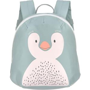 Lässig Piccolo zaino per bambini per la scuola materna con cinturino da 2 anni, 20 x 9 x 24 cm, 3,5 L, Blu Chiaro (Penguin)