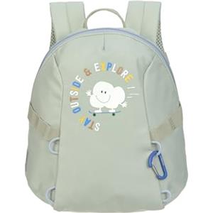 Lässig Piccolo zaino per bambini per la scuola materna con cinturino da 2 anni, 20 x 9 x 24 cm, 3,5 L, Outdoor Cloud Light Khaki