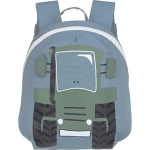 Lässig Piccolo zaino per bambini per la scuola materna con cinturino da 2 anni, 20 x 9 x 24 cm, 3,5 L, Verde (Tractor)