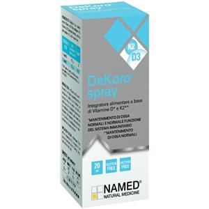 Named Dekoro Spray 20ml - Integratore Alimentare con Vitamine D e K2 per Ossa Forti