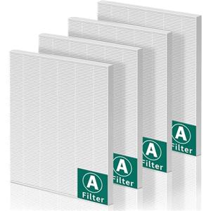 XBGG 115115 Filtro di ricambio compatibile con Winix C535 Filtro di ricambio per purificatore d'aria Winx 5300-2, C535, P300, 6300-2, 5300, 9000, filtri HEPA H13, misura 21, sostituisce 115115 filtro A,