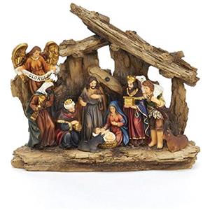 Kurt S. Adler Set presepe, multicolore, altezza 17,8 cm