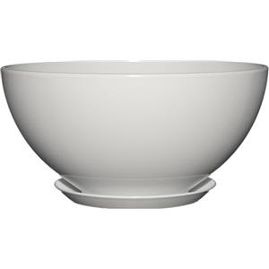 Classic Home & Garden Fioriera, Resina, Stark White, Rosie 25,4 cm