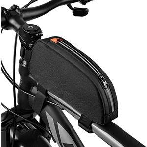 VENFOREST Borsa per tubo superiore per bicicletta, impermeabile, per telaio anteriore, per bici da strada, mountain bike, ciclismo, viaggi, escursioni
