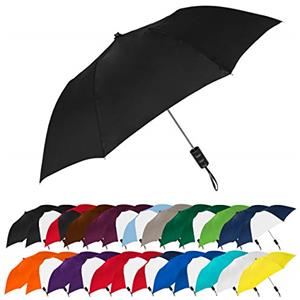 STROMBERGBRAND UMBRELLAS Stromberg Brand The Spectrum Ombrello Nero, Colore: nero., Taglia unica, Ombrello di viaggio compatto portatile leggero aperto automatico di stile popolare