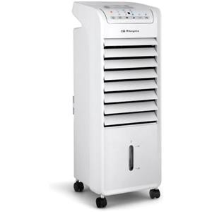 Orbegozo Air 46 Raffrescatore evaporativo 3 in 1, 3 velocità, timer, accumulatori di freddo, serbatoio da 6 l, telecomando, silenzioso, 55 W, plastica/metallo