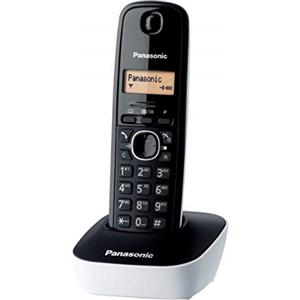 Panasonic Kx-Tg1611 Telefono Fisso, Bianco