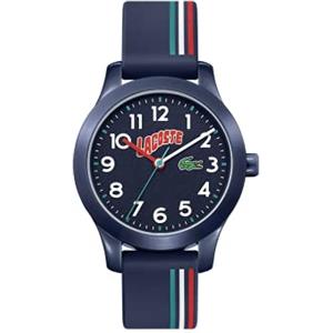 Lacoste Orologio Analogico al Quarzo da Bambini Collezione LACOSTE.12.12 KIDS con Cinturino in Silicone Blu - 2030028