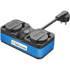MULTIPRESA INTELLIGENTE PER ESTERNO OUTDOOR WIFI 2USCITE SCHUKO MEROSS